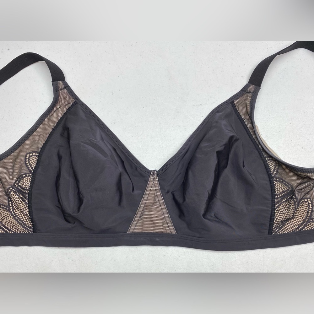 Wonderbra BLK/TAN Unlined Wireless, 38D *1017